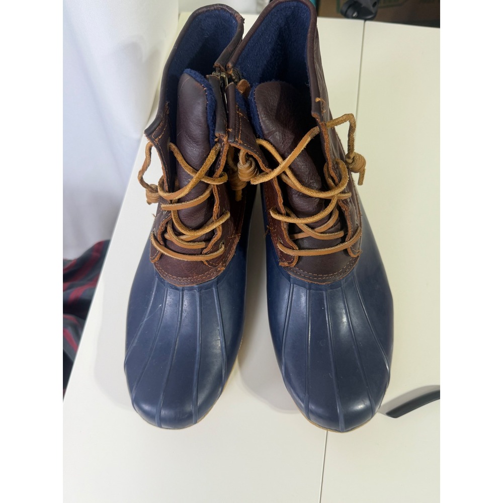 Sperry Top-Sider Women's Size 10 Leather Duck Waterproof Boots Gorpcore Workwear - Picture 2 of 7